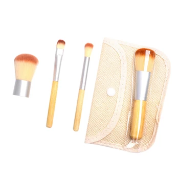 Mixdair 4Pcs Professional Makeup Brushes Set Powder Foundation Eyeshadow Blusher Wooden Handle Soft Synthetic Hair Brushes Kit 
Mixdair 4Pcs Professional Makeup Brushes Set Powder Foundation Eyeshadow Blusher Wooden Handle Soft Synthetic Hair Brushes Kit
