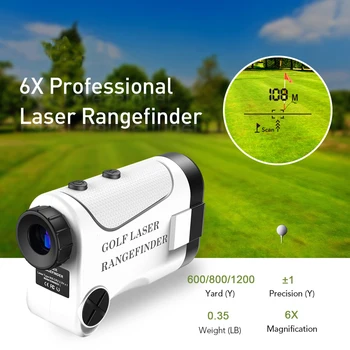 New 600M/800M/1200M Golf Rangefinder 6X Distance Meter Speed Tester Hunting Range Finder with Storage Bag Hanging Rope
New 600M/800M/1200M Golf Rangefinder 6X Distance Meter Speed Tester Hunting Range Finder with Storage Bag Hanging Rope
