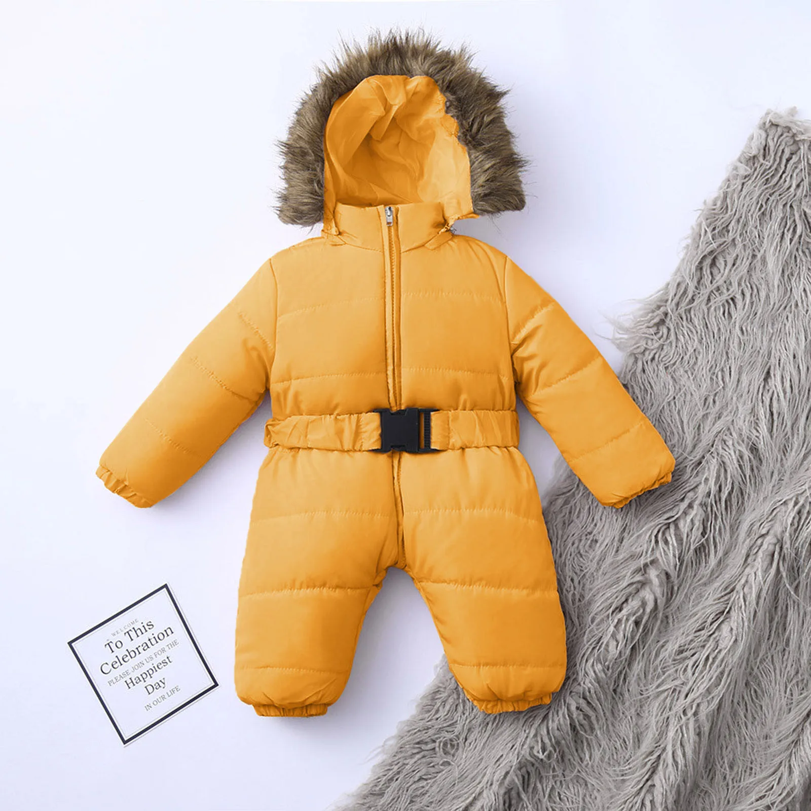 

Winter Baby Clothes Snowsuit Boy Girl Romper Infant Jacket Hooded Jumpsuit Warm Thick Coat Outfit Kids Overalls Child Clothing