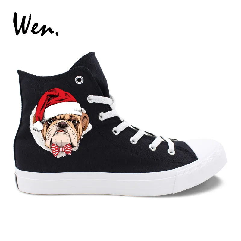 Wen Fashionable Students Korean-style Women's Flat Canvas Shoes Christmas Hat Shar Pei Men Lightweight Sneakers
Wen Fashionable Students Korean-style Women's Flat Canvas Shoes Christmas Hat Shar Pei Men Lightweight Sneakers