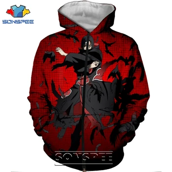 SONSPEE 3D Print Men Women Naruto Akatsuki Zipper Hoodie Streetwear Casual Winter Jacket Harajuku Cosplay Sweatshirt Tops
SONSPEE 3D Print Men Women Naruto Akatsuki Zipper Hoodie Streetwear Casual Winter Jacket Harajuku Cosplay Sweatshirt Tops