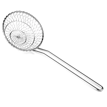 Stainless Steel Handmade Cooking Tools Professional Spiral Mesh Strainer Utensils Kitchen Spider Wire
Stainless Steel Handmade Cooking Tools Professional Spiral Mesh Strainer Utensils Kitchen Spider Wire