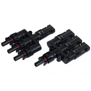 2 X Solar Panel 3 To 1 T-Branch M/F Connectors Cable Coupler Combiner 
2 X Solar Panel 3 To 1 T-Branch M/F Connectors Cable Coupler Combiner