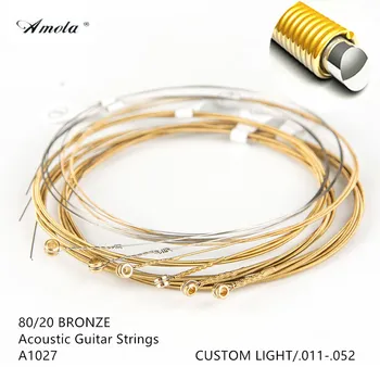 Amola A60XL 010-048 011-052 011-052 Stainless Steel Strings Acoustic Guitar Strings 1st-6th Guitar Part Musical Instruments
Amola A60XL 010-048 011-052 011-052 Stainless Steel Strings Acoustic Guitar Strings 1st-6th Guitar Part Musical Instruments