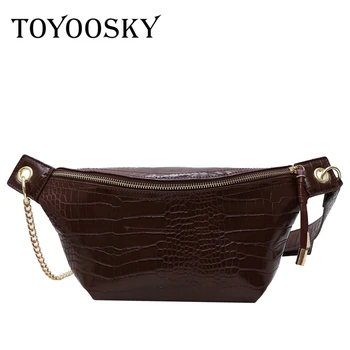 TOYOOSKY Women bag stone pattern shoulder bag female crocodile leather handbag chest bag fashion high quality travel clutch
TOYOOSKY Women bag stone pattern shoulder bag female crocodile leather handbag chest bag fashion high quality travel clutch