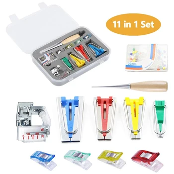 Sewing Machine DIY Tools Set With Case DIY Patchwork Quilting Tool Binding Sew Multifunction Sewing Bias Tape Maker Set
Sewing Machine DIY Tools Set With Case DIY Patchwork Quilting Tool Binding Sew Multifunction Sewing Bias Tape Maker Set