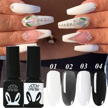 4 Colors Clear Milky Protein Color French White Nails Long Lasting Gel Nail Polish UV LED Semi permanent Soak Off UV Gel White 
4 Colors Clear Milky Protein Color French White Nails Long Lasting Gel Nail Polish UV LED Semi permanent Soak Off UV Gel White
