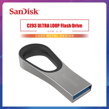 

SanDisk CZ93 USB Flash Drive 128GB 64GB USB 3.0 Encryption Pen Drive Metal Memory Stick 130MB/S Pendrive Storage Device U Disk