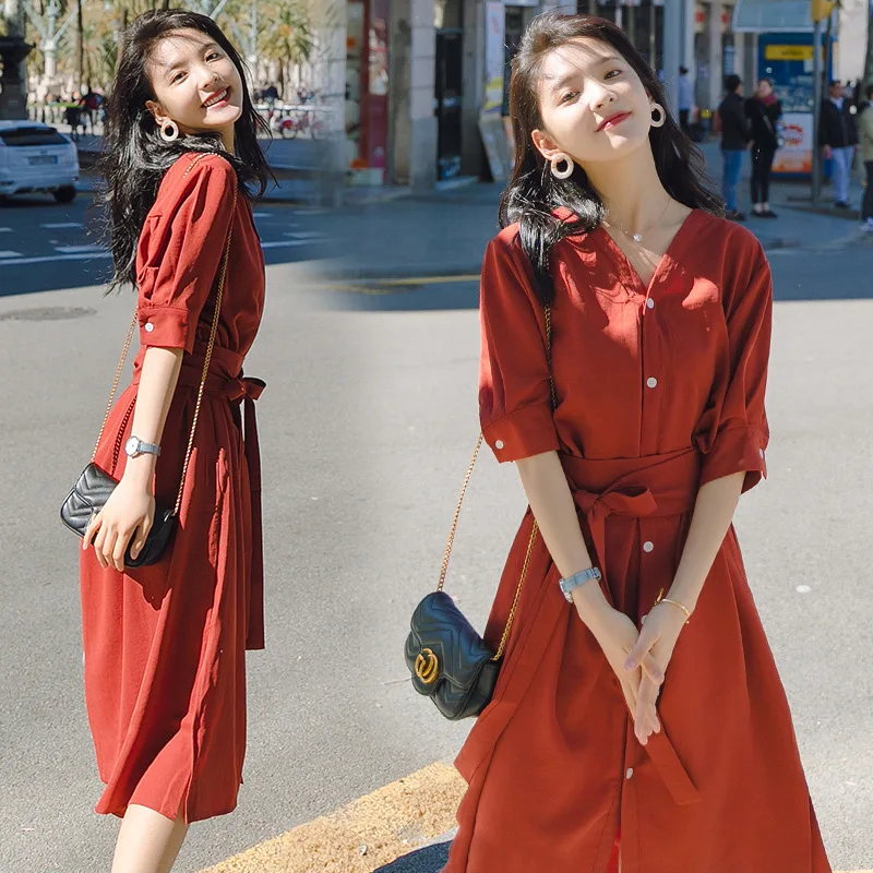 Chiffon Dress 2020 New Style Summer Popular Korean-style Skirt Very Fairy of France Non-mainstream over-the-Knee Elegant Long Sk
Chiffon Dress 2020 New Style Summer Popular Korean-style Skirt Very Fairy of France Non-mainstream over-the-Knee Elegant Long Sk