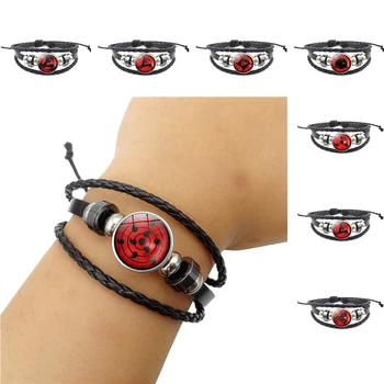 Anime NARUTO Akatsuki Cosplay Bracelet Uchiha Itachi Sharingan Rinnegan Time Gem Cabochon Alloy wristband Gift prop
Anime NARUTO Akatsuki Cosplay Bracelet Uchiha Itachi Sharingan Rinnegan Time Gem Cabochon Alloy wristband Gift prop