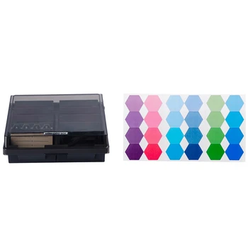 Gradient Color Hexagon Label Memo Pad Sticky Notes with Large Capacity Business Card Organizer
Gradient Color Hexagon Label Memo Pad Sticky Notes with Large Capacity Business Card Organizer