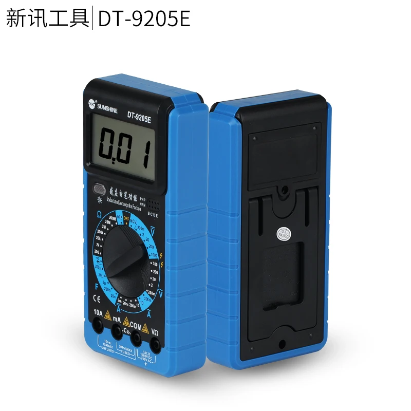 Brneaci DT-9205E Multimeter Digital High Precision Automatic Electric Multimeter Digital Display Multimeter
Brneaci DT-9205E Multimeter Digital High Precision Automatic Electric Multimeter Digital Display Multimeter