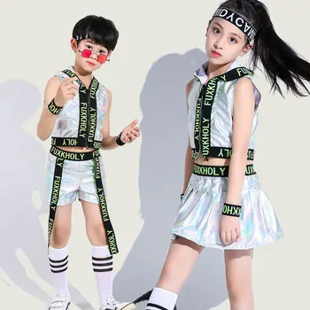 2020 New Children Jazz Dance Costume Wear Competitions Performance Stage Clothing New Style Sequin hip-hop Dance Jazz Kids Dance
2020 New Children Jazz Dance Costume Wear Competitions Performance Stage Clothing New Style Sequin hip-hop Dance Jazz Kids Dance