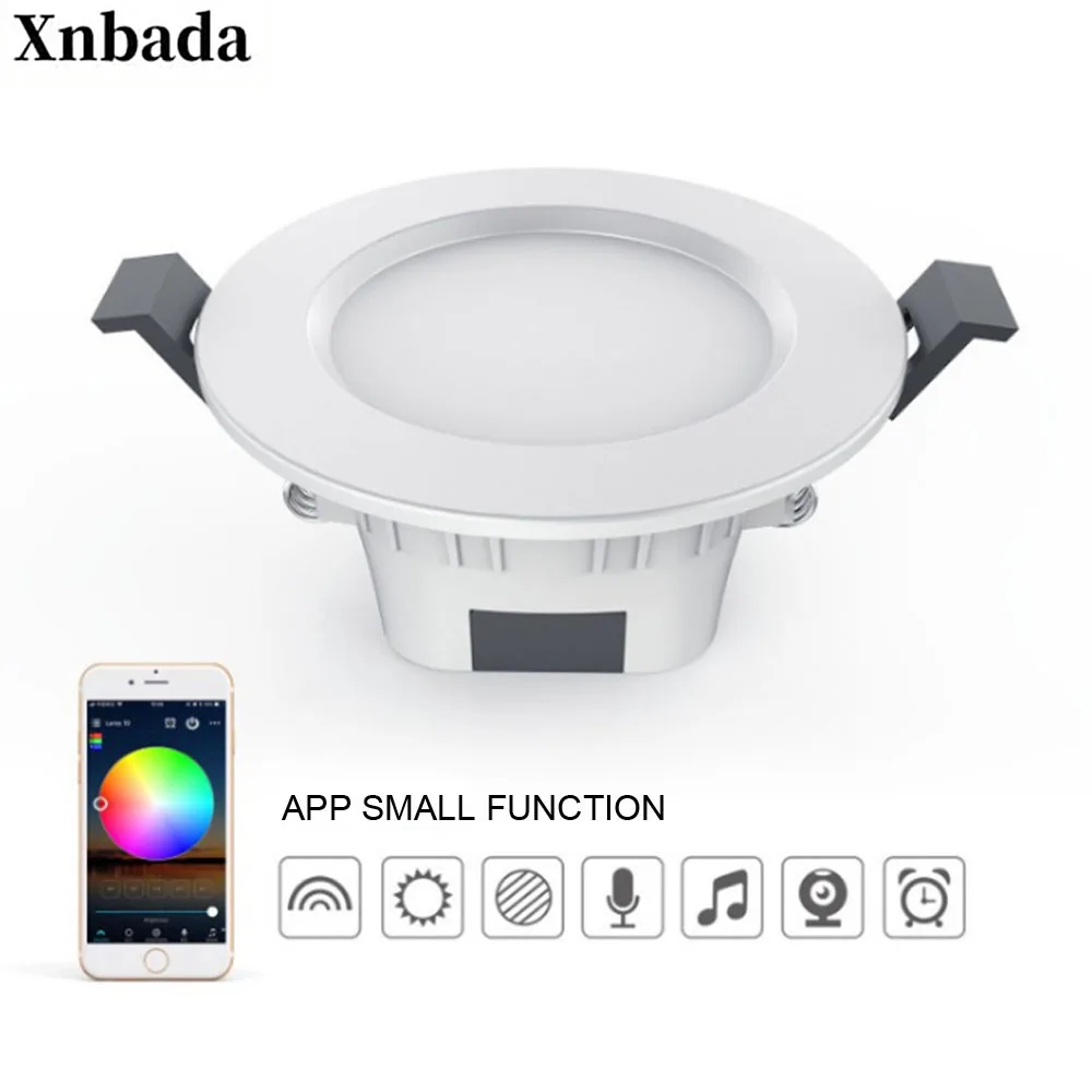 New led Bluetooth networking smart BT mesh downlight 4.5W RGBWW intelligent inlaid ceiling light
New led Bluetooth networking smart BT mesh downlight 4.5W RGBWW intelligent inlaid ceiling light