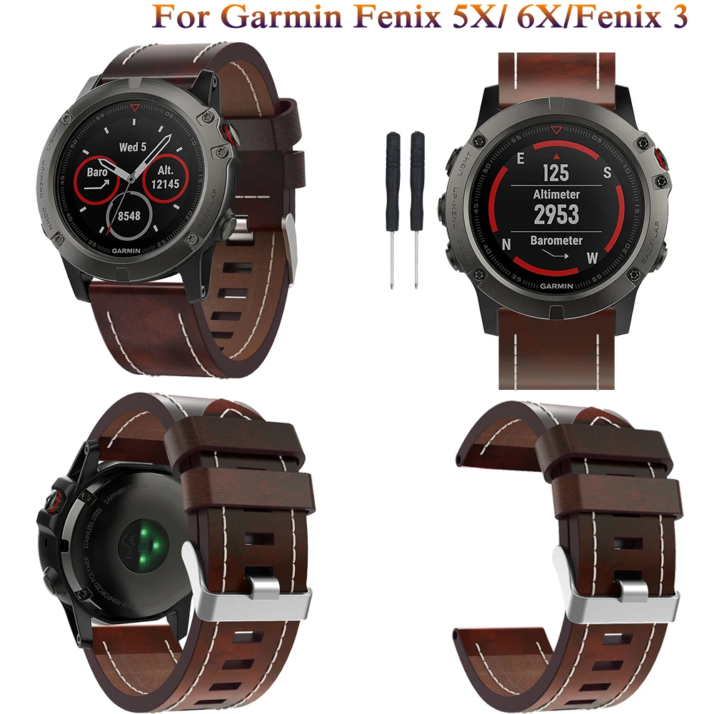 Luxury fashion Leather Pointed Headband Replacement Wristband for Garmin Fenix 6X GPS Professional Factory Price Watch Strapband
Luxury fashion Leather Pointed Headband Replacement Wristband for Garmin Fenix 6X GPS Professional Factory Price Watch Strapband