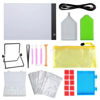 33pcs 5D Diamond Embroidery Painting Kit Tools LED Pad Light Board Stand Holder Durable And Practical To Use
33pcs 5D Diamond Embroidery Painting Kit Tools LED Pad Light Board Stand Holder Durable And Practical To Use