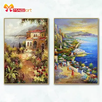 Cross stitch kits Embroidery needlework sets 11CT water soluble canvas patterns 14CT Seaside scenery Seaside beach -NCMS086
Cross stitch kits Embroidery needlework sets 11CT water soluble canvas patterns 14CT Seaside scenery Seaside beach -NCMS086