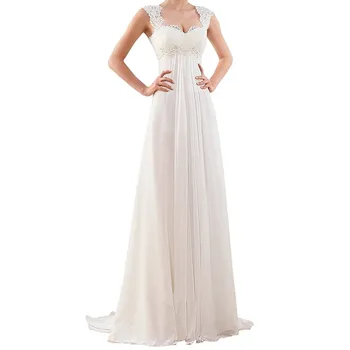 HT70313 Sexy Beach Chiffon Wedding Dress Sleeveless Hollow Out Back Vestido De Noiva 2020 Praia With Aweep Train
HT70313 Sexy Beach Chiffon Wedding Dress Sleeveless Hollow Out Back Vestido De Noiva 2020 Praia With Aweep Train