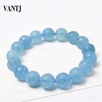 VANTJ Natural Blue Ice Aquamarine Bracelet Women Men Crystal Stone Beads Clear Round Beads Healing Stone Birthday Gift
VANTJ Natural Blue Ice Aquamarine Bracelet Women Men Crystal Stone Beads Clear Round Beads Healing Stone Birthday Gift