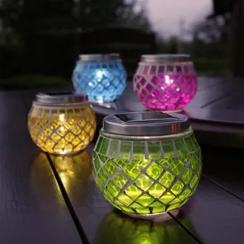 New Solar Waterproof LED Mosaic Jar Light Outdoor Garden Garden Decoration Lawn Landscape Light Atmosphere Light Path Light
New Solar Waterproof LED Mosaic Jar Light Outdoor Garden Garden Decoration Lawn Landscape Light Atmosphere Light Path Light