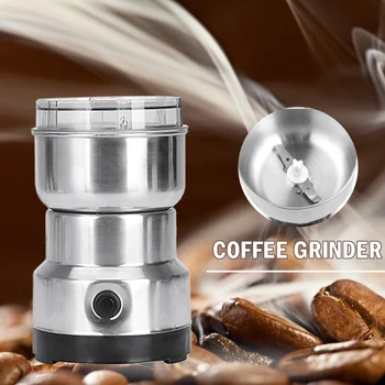 Multifunctional Electric Mini Coffee Bean Nut Grinder Coffee Beans Home Coffe Machine Kitchen Tool EU Plug
Multifunctional Electric Mini Coffee Bean Nut Grinder Coffee Beans Home Coffe Machine Kitchen Tool EU Plug