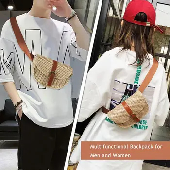 Women Straw Waist Chest Bag Summer Ladies Small Holiday Beach Shoulder Messenger Bags Crossbody Bag Single Shoulder Bag
Women Straw Waist Chest Bag Summer Ladies Small Holiday Beach Shoulder Messenger Bags Crossbody Bag Single Shoulder Bag