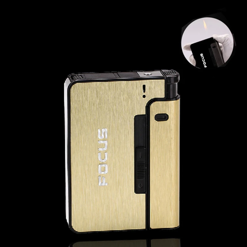 10 Pcs Automatic Cigarette Case Cigarette Capacity Can Mount Lighter Metal Cigarette Case Gas Lighter For Men Smoking
10 Pcs Automatic Cigarette Case Cigarette Capacity Can Mount Lighter Metal Cigarette Case Gas Lighter For Men Smoking