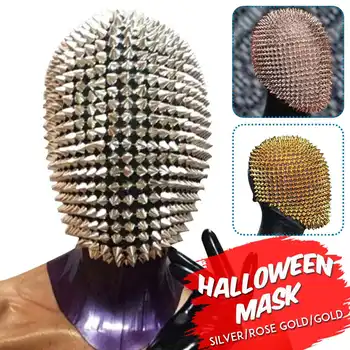 New Newly Studded Spikes Full Face Jewel Margiela Face Cover for Halloween Cosplay Funny Mask mondkapjes wasbaar Masque
New Newly Studded Spikes Full Face Jewel Margiela Face Cover for Halloween Cosplay Funny Mask mondkapjes wasbaar Masque