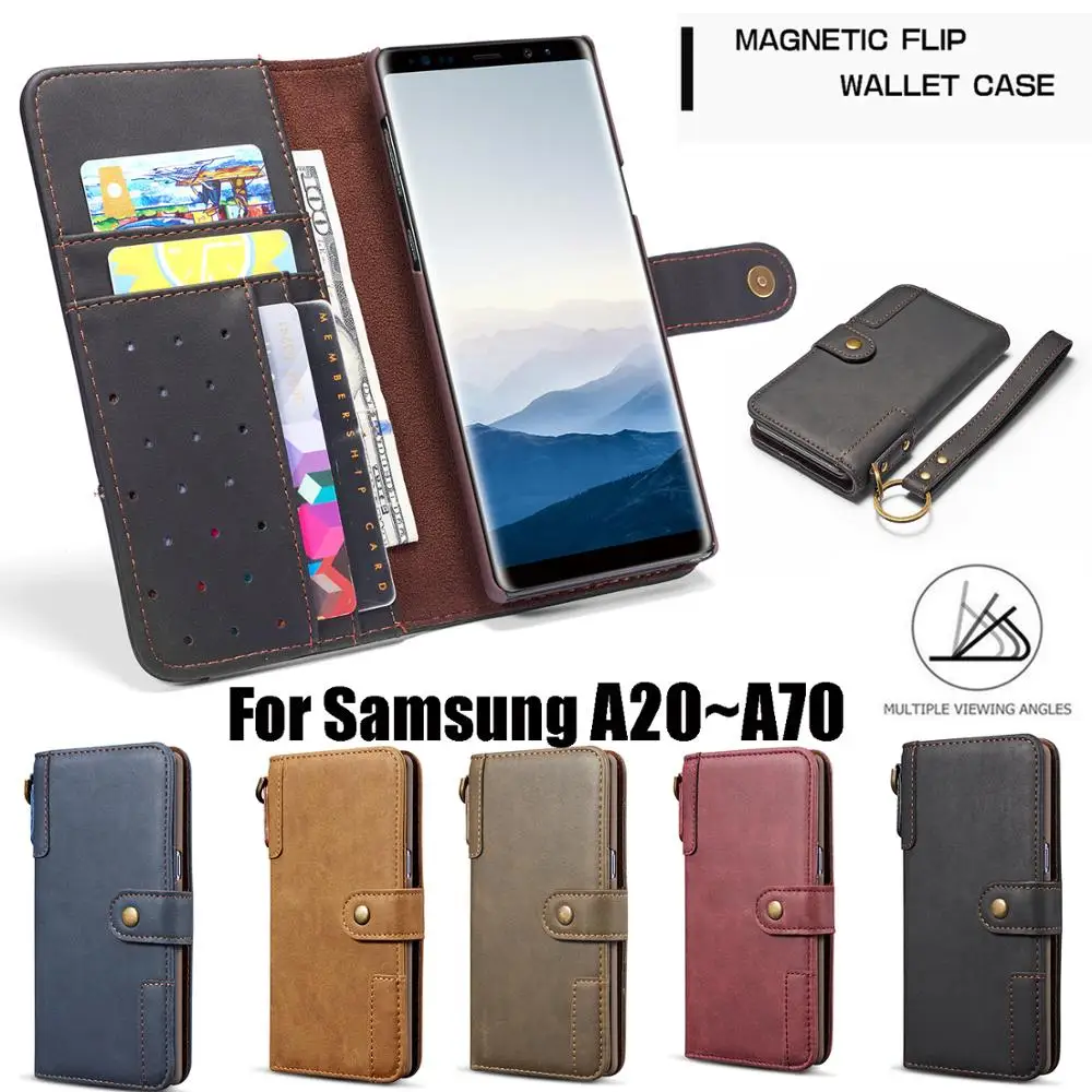 Wallet Cover For Samsung Galaxy A70 A50 A40 A30 A20 A20e Flip Case Classic Key ring Cow Genuine Leather Coque
Wallet Cover For Samsung Galaxy A70 A50 A40 A30 A20 A20e Flip Case Classic Key ring Cow Genuine Leather Coque