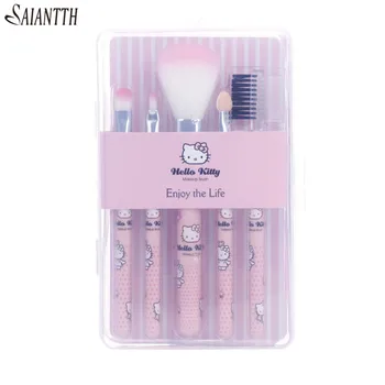 5pcs cute kitty handle hello makeup brushes set pink kids make up blush eyeshadow lip eyebrow eyelashes kit with clear box
5pcs cute kitty handle hello makeup brushes set pink kids make up blush eyeshadow lip eyebrow eyelashes kit with clear box