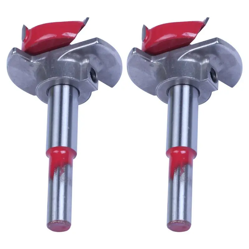 

Hinge Boring Drill Bit Set Carpentry Wood Window Hole Cutter Auger Wooden Drilling 35Mm Position Carbide Hole Saw Rotary Tool