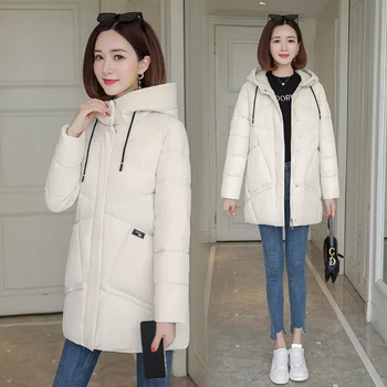 2020 women winter hooded warm coat cotton padded jacket big pockets female long parka womens wadded jaqueta feminina slim parkas
2020 women winter hooded warm coat cotton padded jacket big pockets female long parka womens wadded jaqueta feminina slim parkas