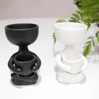 Newest Imitation Human Shaped Ceramic Flowerpot Small Succulent Planter Planting Pot Flower Pots for Mini Plant
Newest Imitation Human Shaped Ceramic Flowerpot Small Succulent Planter Planting Pot Flower Pots for Mini Plant