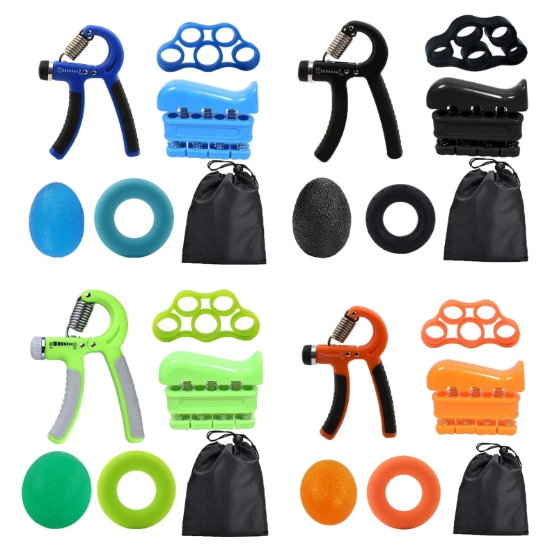 5Pcs Adjustable Hand Grip Strengthener Set Finger Wrist Forearm Strength Muscle Fitness Exercise Band Gym Workout Gripper Power
5Pcs Adjustable Hand Grip Strengthener Set Finger Wrist Forearm Strength Muscle Fitness Exercise Band Gym Workout Gripper Power