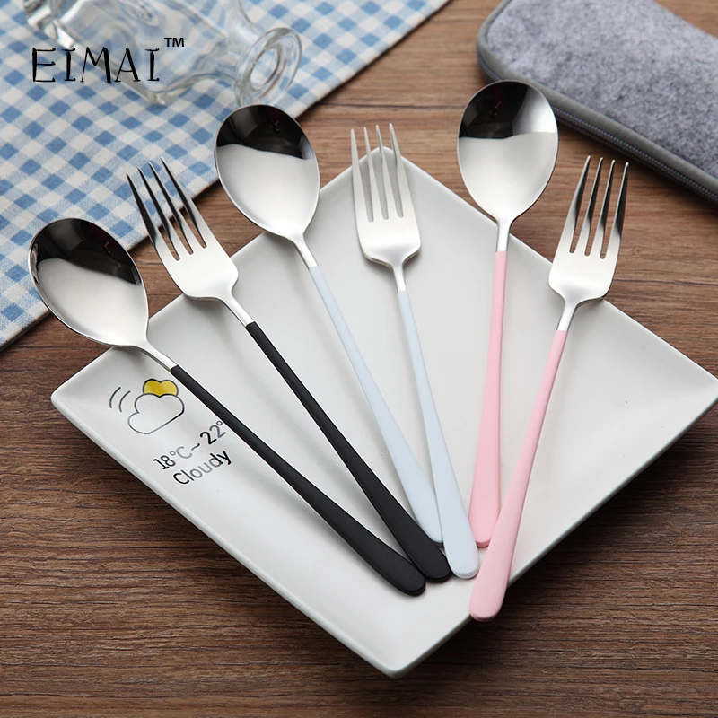 304 Stainless steel Tableware Sets School Dinnerware Set send Tableware bag Nordic style Fork Cutler 2Pcs/Set A14
304 Stainless steel Tableware Sets School Dinnerware Set send Tableware bag Nordic style Fork Cutler 2Pcs/Set A14
