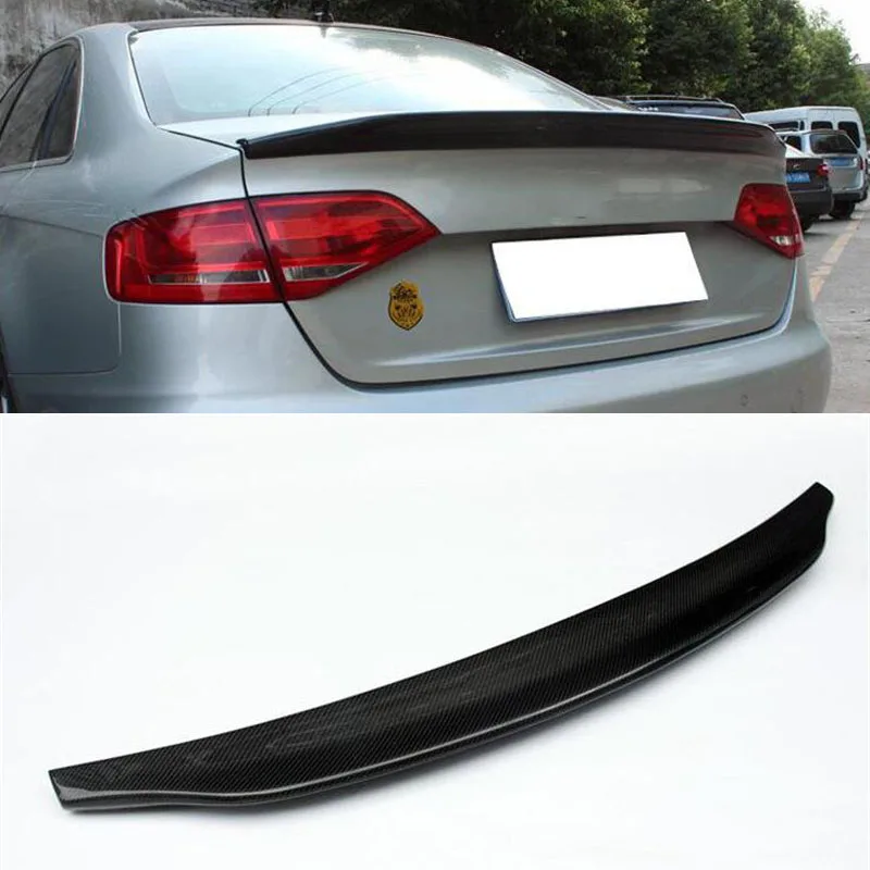 CEYUSOT FOR Real Carbon Fiber Car Spoiler Audi A4 HK Style 2009 10 11 2012 S4 4door Sedan Trunk Spoiler Tail Wing Accessories B8 
CEYUSOT FOR Real Carbon Fiber Car Spoiler Audi A4 HK Style 2009 10 11 2012 S4 4door Sedan Trunk Spoiler Tail Wing Accessories B8