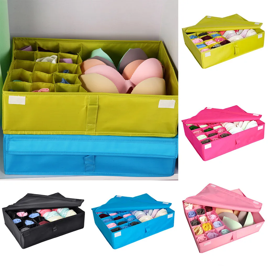 Foldable Bra Underwear Organizer Non-woven Home Storage Box Wardrobe Drawer Closet Organizer For Scarfs Socks
Foldable Bra Underwear Organizer Non-woven Home Storage Box Wardrobe Drawer Closet Organizer For Scarfs Socks