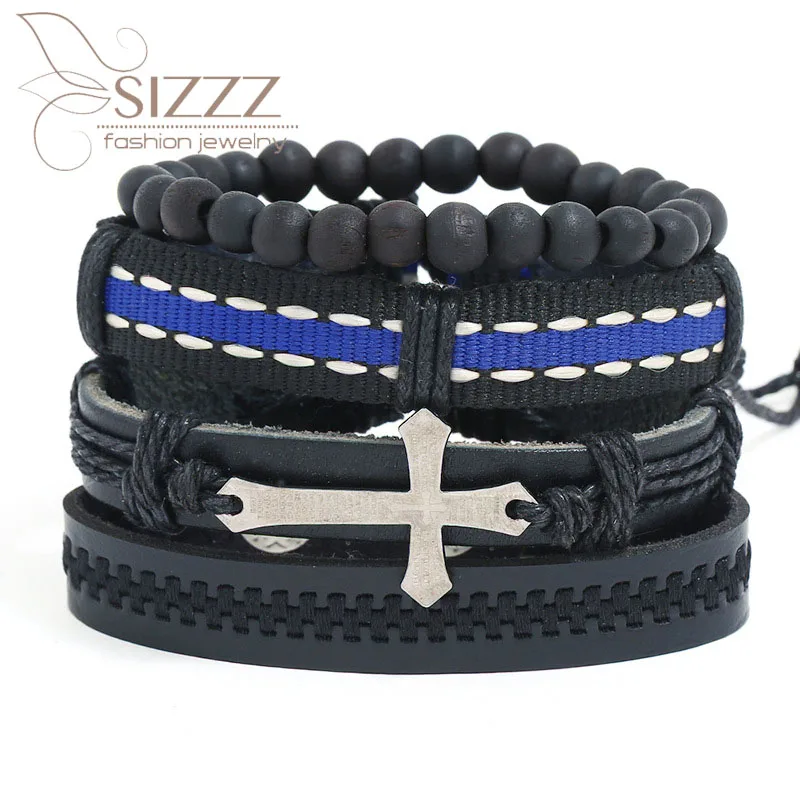 SIZZZ 2019 Factory direct retro woven suit simple multi-layer verse cross bracelet&bangles for women/men
SIZZZ 2019 Factory direct retro woven suit simple multi-layer verse cross bracelet&bangles for women/men