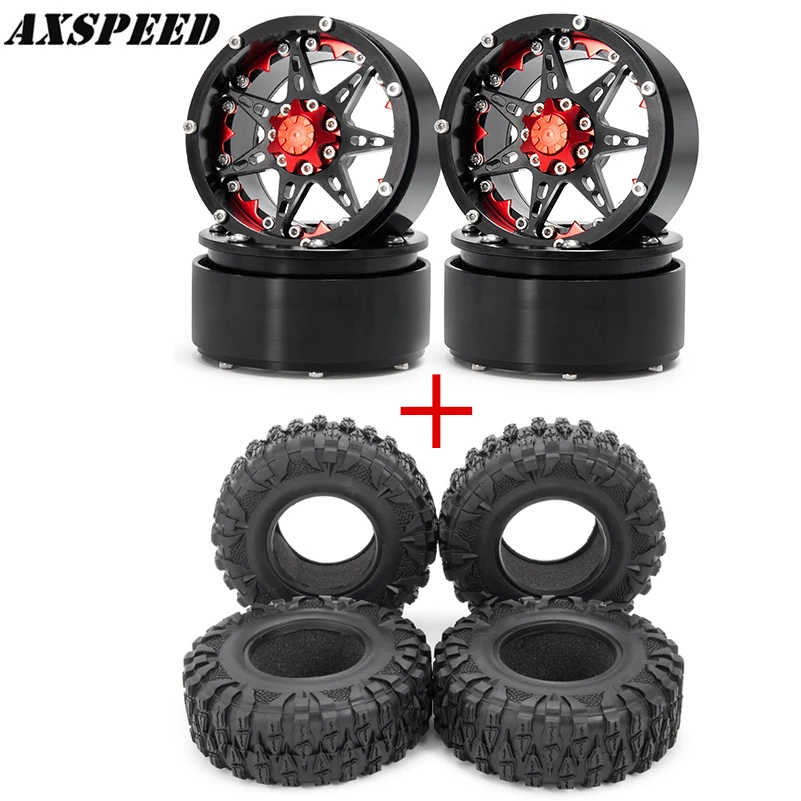 4/8PCS 2.2 inch RC Wheels Rims and Rubber Wheel Tires Skin Kit for 1:10 RC Rock Crawler Wraith 90018 SCX10 D90 Parts
4/8PCS 2.2 inch RC Wheels Rims and Rubber Wheel Tires Skin Kit for 1:10 RC Rock Crawler Wraith 90018 SCX10 D90 Parts