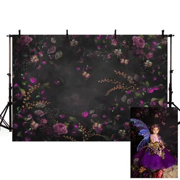 Mehofond Newborn Purple Floral Backdrop Black Butterfly Flowers Girls Birthday Photography Backgrounds Photo Studio Decor Props
Mehofond Newborn Purple Floral Backdrop Black Butterfly Flowers Girls Birthday Photography Backgrounds Photo Studio Decor Props