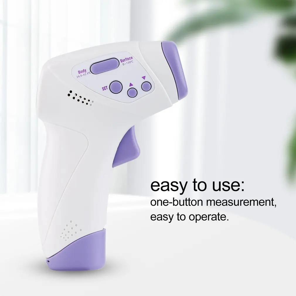 Infrared Temperature Gun durable Portable Handheld Digital Infrared Thermometer Hand-held Ear Thermometer
Infrared Temperature Gun durable Portable Handheld Digital Infrared Thermometer Hand-held Ear Thermometer