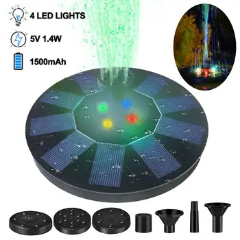 5V 1.4W Solar Powered Fountain Garden Pool Pond Decoration Solar Panel Floating Fountain Water Pump Outdoor Bird Bath Fountain
5V 1.4W Solar Powered Fountain Garden Pool Pond Decoration Solar Panel Floating Fountain Water Pump Outdoor Bird Bath Fountain