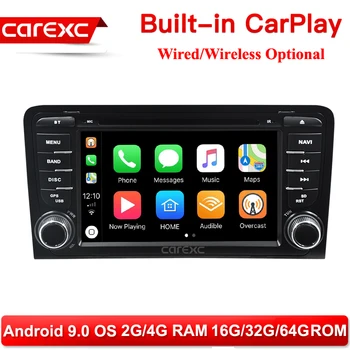 CarExc 2 Din Android 9.0 Car Multimedia Player Support Wireless CarPlay AutoRadio GPS For Audi A3 8P S3 RS3 Sportback 2003-2011
CarExc 2 Din Android 9.0 Car Multimedia Player Support Wireless CarPlay AutoRadio GPS For Audi A3 8P S3 RS3 Sportback 2003-2011
