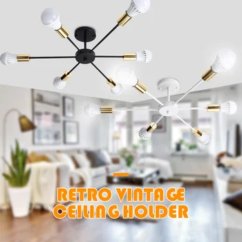 85-265V E27 Chander Lights Vintag LED Chandeliers Industrial Edison 6 8 10 Lights Chandelier Fixture White Not Included Bulb 
85-265V E27 Chander Lights Vintag LED Chandeliers Industrial Edison 6 8 10 Lights Chandelier Fixture White Not Included Bulb