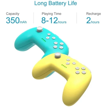 Wireless Switch Pro Controller for Nintendo Switch/Switch Lite Ergonomic Joycon Pad Non-Slip Joy Con Remote 2 Pack
Wireless Switch Pro Controller for Nintendo Switch/Switch Lite Ergonomic Joycon Pad Non-Slip Joy Con Remote 2 Pack