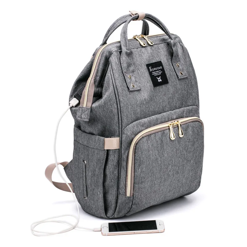 Currently Available Cross Border Hot Selling Diaper Bag USB Interface Backpack Waterproof MOTHER'S Bag Multi-functional Backpack
Currently Available Cross Border Hot Selling Diaper Bag USB Interface Backpack Waterproof MOTHER'S Bag Multi-functional Backpack