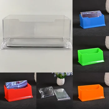 1pcs New Colorful Desk Shelf Box Storage Acrylic Plastic Transparent Desktop Business Card Holder
1pcs New Colorful Desk Shelf Box Storage Acrylic Plastic Transparent Desktop Business Card Holder