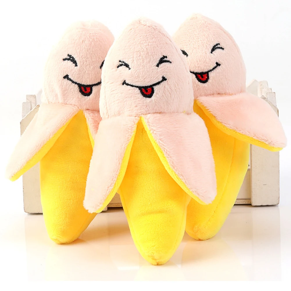 Cute Plush Banana Pet Stuffed Sounding Toy Dogs Chew Squeak Toys Cat Dog Interactive Toy Puppy Molar Squeaker Toys
Cute Plush Banana Pet Stuffed Sounding Toy Dogs Chew Squeak Toys Cat Dog Interactive Toy Puppy Molar Squeaker Toys