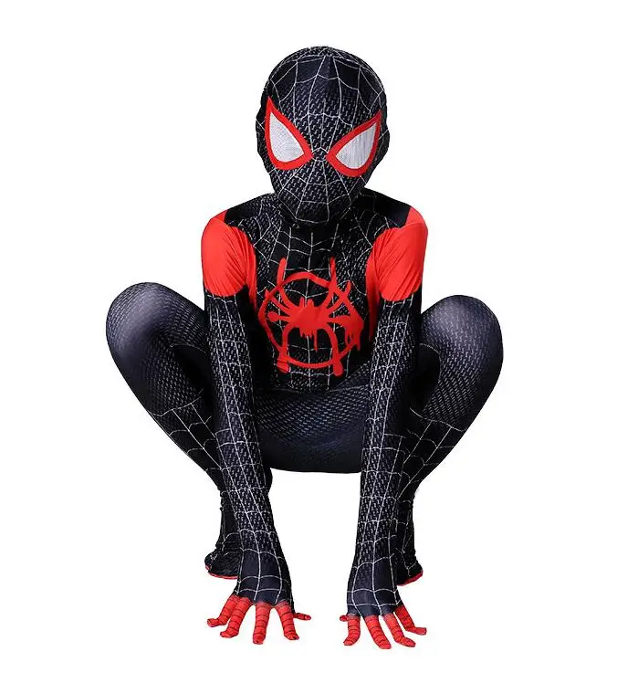 2019 New Children's costume Spider verses spider Miles Morales Cosplay Costume Zentai Spider pattern Body Bodysuits
2019 New Children's costume Spider verses spider Miles Morales Cosplay Costume Zentai Spider pattern Body Bodysuits