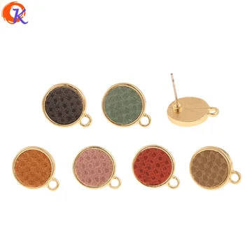 Cordial Design 100Pcs 12*15MM Jewelry Accessories/Earrings Stud/Round Shape/Hand Made/Leather Effect/DIY Making/Earring Findings 
Cordial Design 100Pcs 12*15MM Jewelry Accessories/Earrings Stud/Round Shape/Hand Made/Leather Effect/DIY Making/Earring Findings